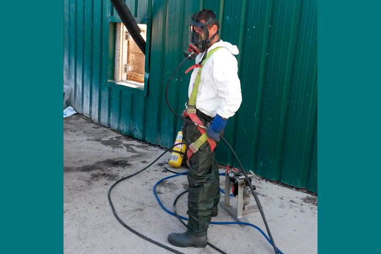 Extracción de residuos