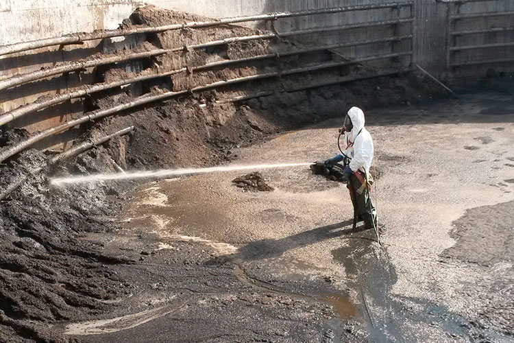 Extracción de residuos